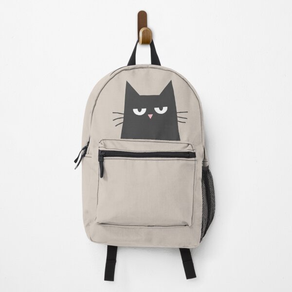 Item preview, Not Impressed Face Cute Black Cat designed and sold by elunemori.