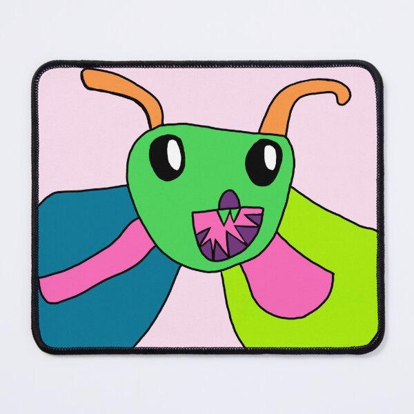 Item preview, ( Fluorescent flutterfly ) Cute Highlighter Moth Monster designed and sold by RagingNed.