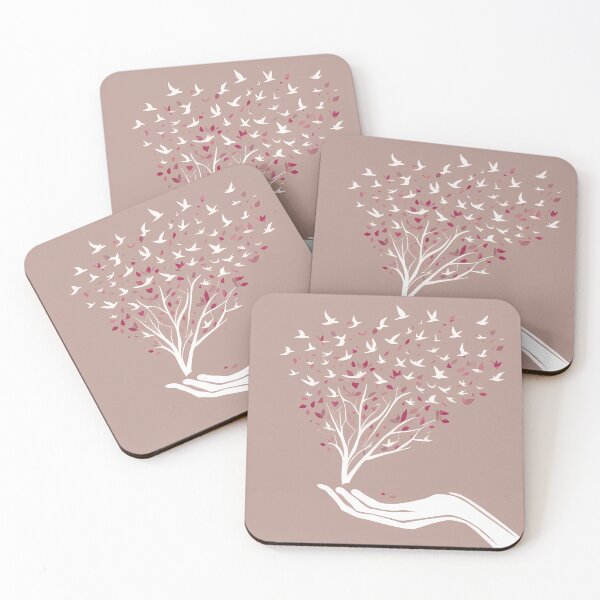 Item preview, tree of birds illustration designed and sold by WATERDUST.