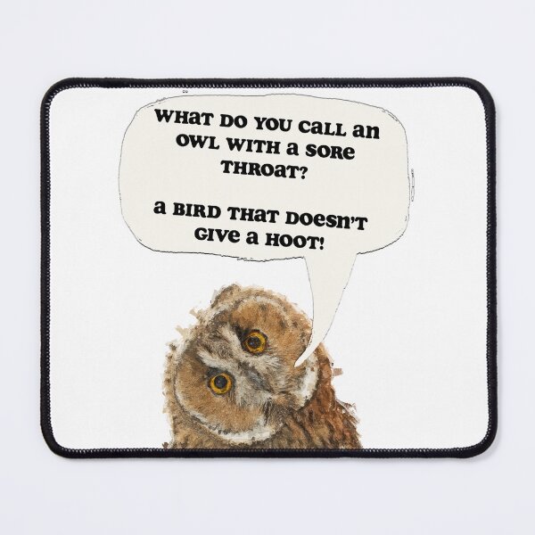 Item preview, Owl Humor - Wise Owl Pair designed and sold by Michael van der Hoorn.
