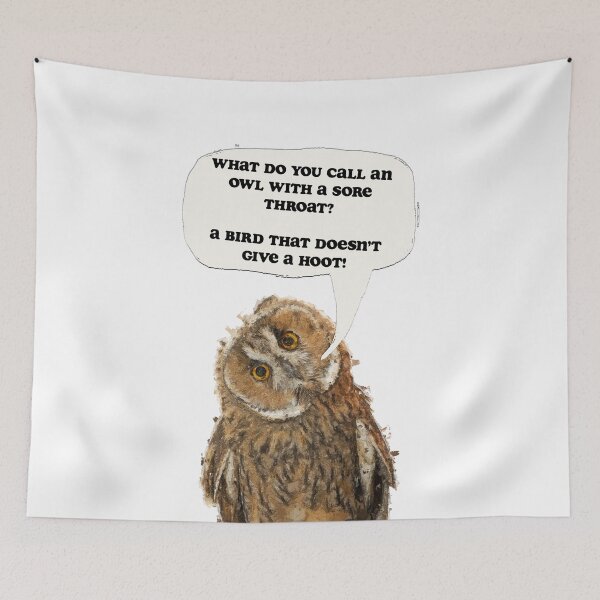 Item preview, Owl Humor - Wise Owl Pair designed and sold by Michael van der Hoorn.