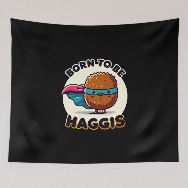 Item preview, Superhero Haggis Adventure Tee - Funny Scottish Foodie Design Scottish Haggis Fun Gift designed and sold by MAPDDesigns.