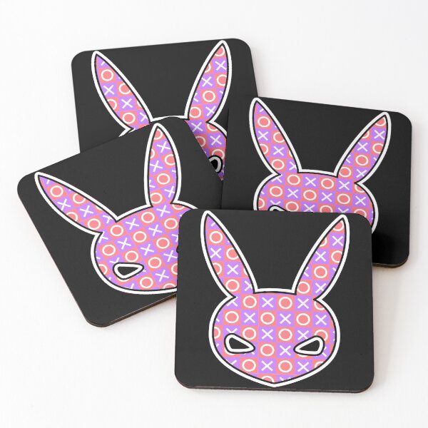 Item preview, Danger Rabbit head logo - violet/orange designed and sold by DANGER RABBIT.