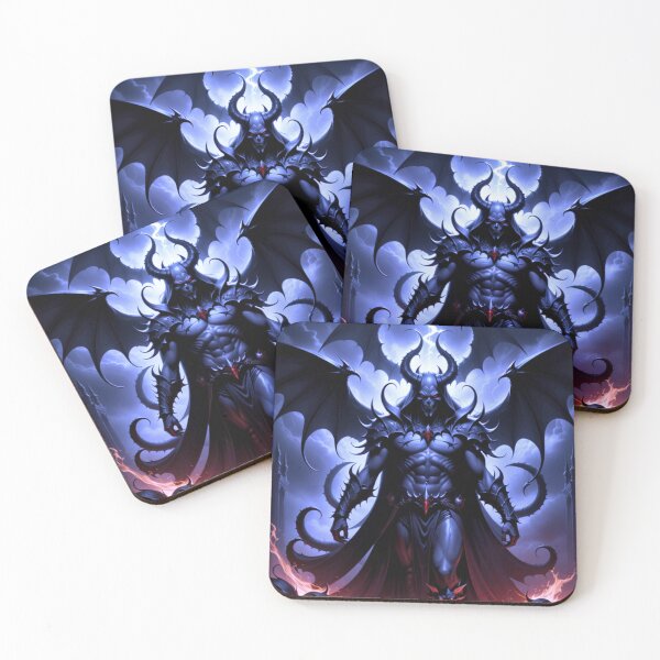 Item preview, Heavy Metal Dark Demons and Skulls designed and sold by TheDarkWardrobe.