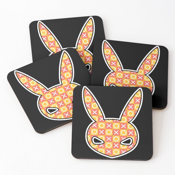 Item preview, Danger Rabbit head logo - yellow/orange designed and sold by DANGER RABBIT.