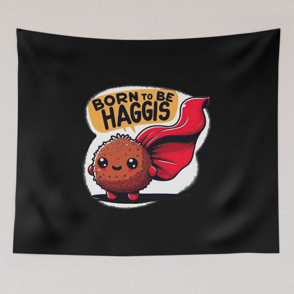 Item preview, Superhero Haggis Adventure Tee - Funny Scottish Foodie Design Scottish Haggis Fun Gift designed and sold by MAPDDesigns.