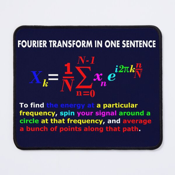 Item preview, Fourier Transform Formula designed and sold by Shapes-Mania.