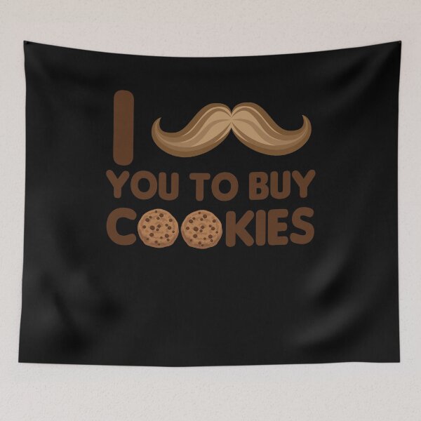 Item preview, I mustache you to buy cookies | Scout Leader Shirt | Scout Gift | Scout Leader | Girl Scout Apparel | Boy Scout Gift | Scout Clothing | Scout Leader Accessories designed and sold by Kreature Look.