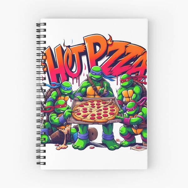 Item preview, Ninja warriors having a pizza party designed and sold by drdcahmed.