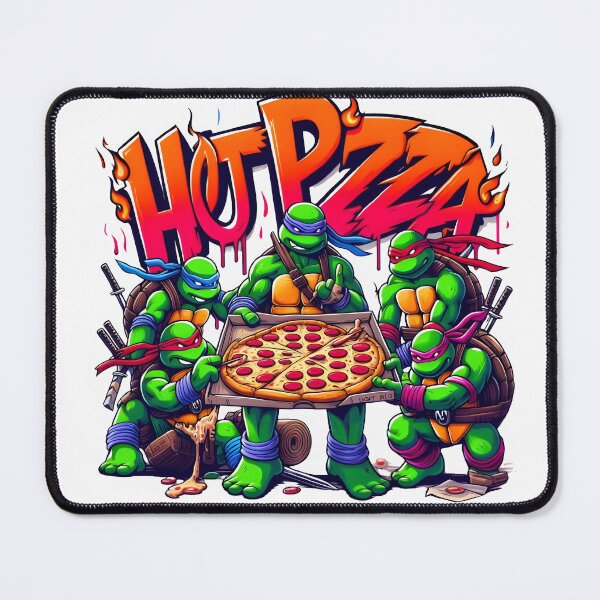Item preview, Ninja warriors having a pizza party designed and sold by drdcahmed.