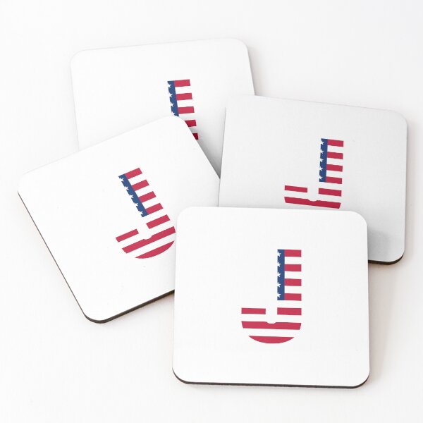 Item preview, USA Letter Design J designed and sold by iNeedLetters.