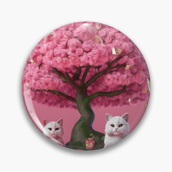 Item preview, Luckycat pinkcat pinktree designed and sold by nimnaree.