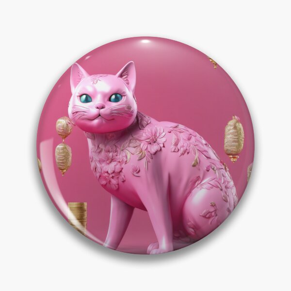 Item preview, Luckycat pinkcat  designed and sold by nimnaree.