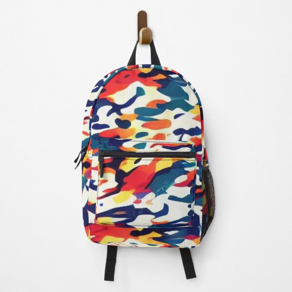 Item preview, Abstract Red and Blue Camouflage Pattern designed and sold by calibrit.
