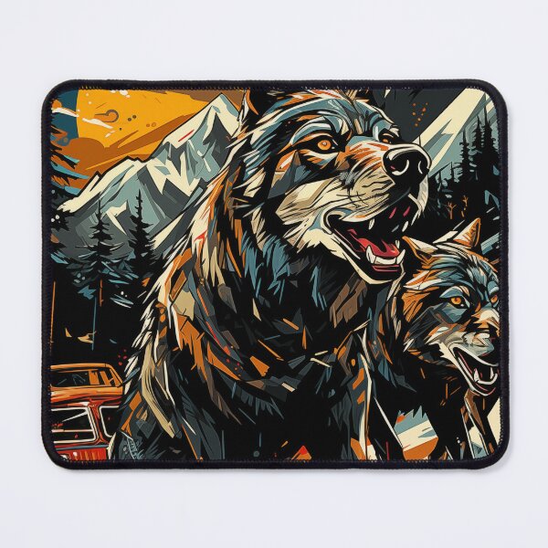 Item preview, Alpine Guardians - Pack of Wolves designed and sold by robertmullineux.