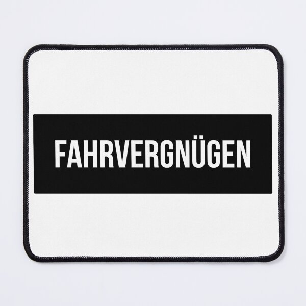 Item preview, Fahrvergnügen Fahrvergnugen Driving Pleasure Car Lovers designed and sold by Peculiarts.
