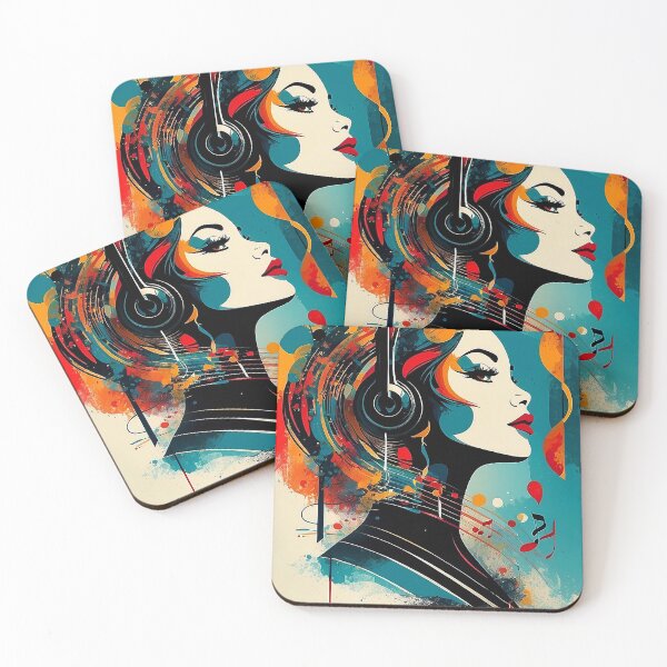 Item preview, Woman and music in her head designed and sold by xavoblues.