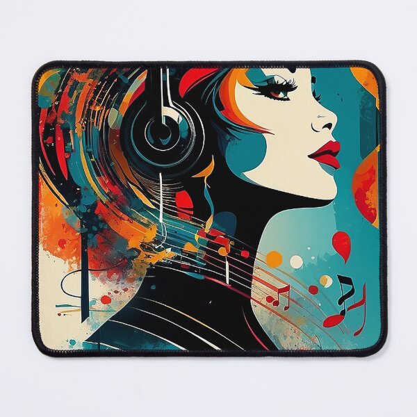 Item preview, Woman and music in her head designed and sold by xavoblues.