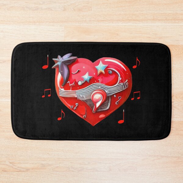 Item preview, Embossed heart Musical passion designed and sold by Artbellachi.