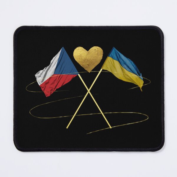Item preview, Czechia Loves Ukraine designed and sold by ForTheLoveOfUA.