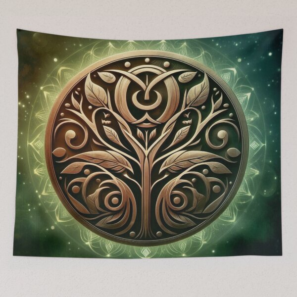 Item preview, Fantasy Nature Earth Elemental Emblem (silvergoldvisionary) designed and sold by SGVisionary.