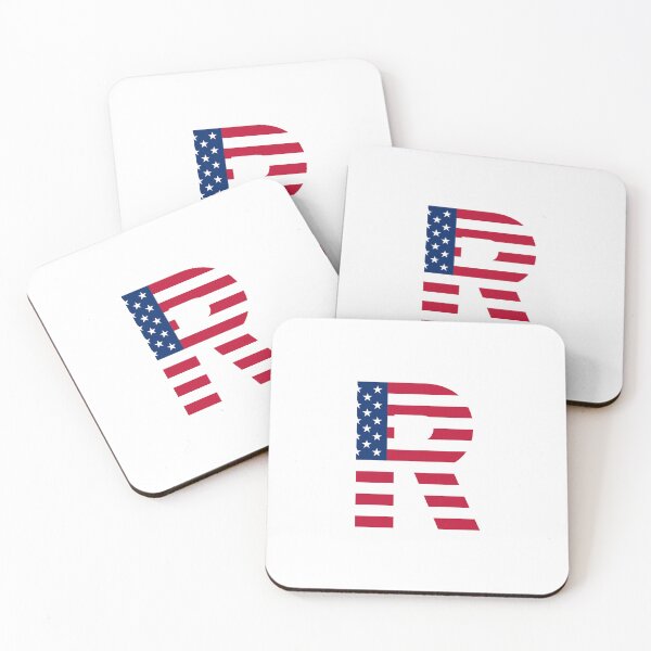 Item preview, USA Letter Design R designed and sold by iNeedLetters.