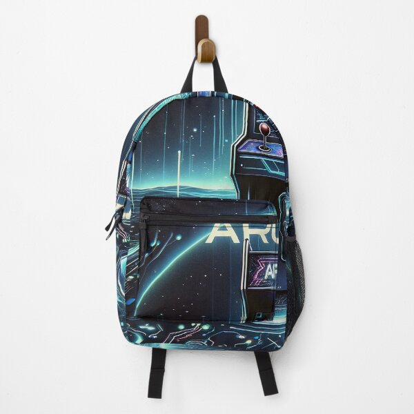 Item preview, Neon Galaxy Arcade Machine Art designed and sold by inkArtistryfine.