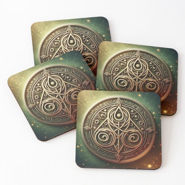 Item preview, Fantasy Nature Earth Elemental Emblem (silvergoldvisionary) designed and sold by SGVisionary.