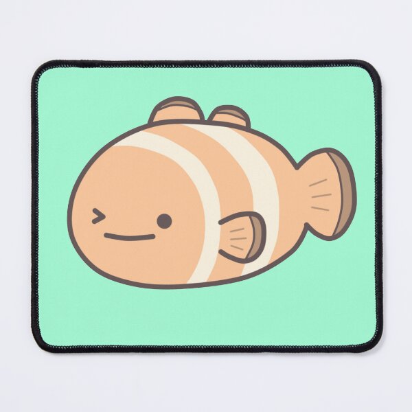 Item preview, Cute Winking Clownfish in Pastel  designed and sold by elunemori.