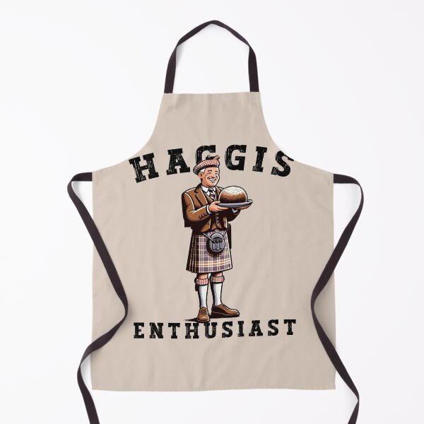 Item preview, Cheerful Scotsman with Haggis - Haggis Enthusiast - Funny Scottish Foodie Design Scottish Haggis Fun Gift designed and sold by MAPDDesigns.