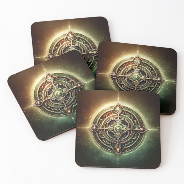 Item preview, Fantasy Nature Earth Elemental Emblem (silvergoldvisionary) designed and sold by SGVisionary.