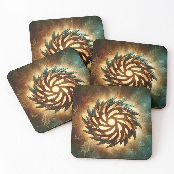 Item preview, Fantasy Nature Earth Elemental Emblem (silvergoldvisionary) designed and sold by SGVisionary.
