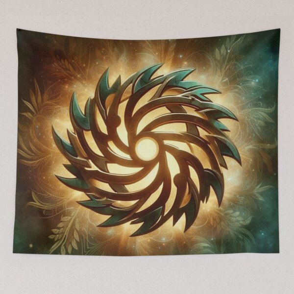 Item preview, Fantasy Nature Earth Elemental Emblem (silvergoldvisionary) designed and sold by SGVisionary.