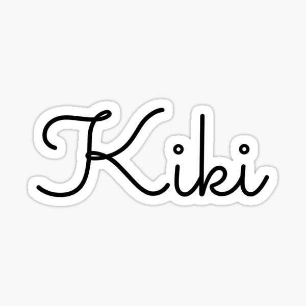 Writing Kiki Name Label 