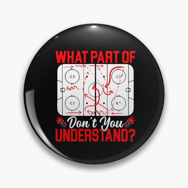 Item preview, "Hockey Strategy Confusion - Humorous Play Diagram" designed and sold by NovaGenArt.