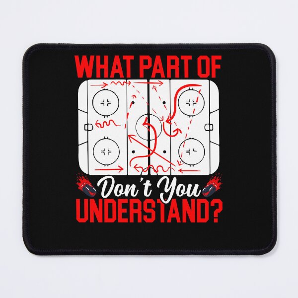 Item preview, "Hockey Strategy Confusion - Humorous Play Diagram" designed and sold by NovaGenArt.