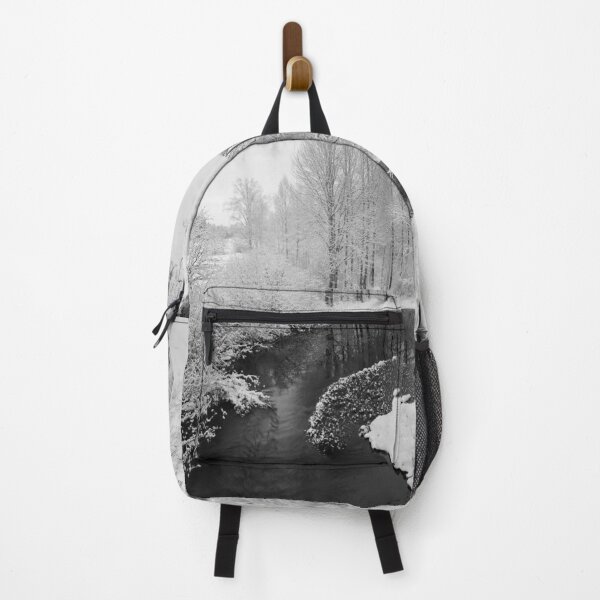 Item preview, Jakama river. Parkkuu winter 2023  bw designed and sold by Jouko Lehto Photography.