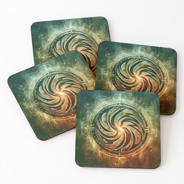 Item preview, Fantasy Nature Earth Elemental Emblem (silvergoldvisionary) designed and sold by SGVisionary.