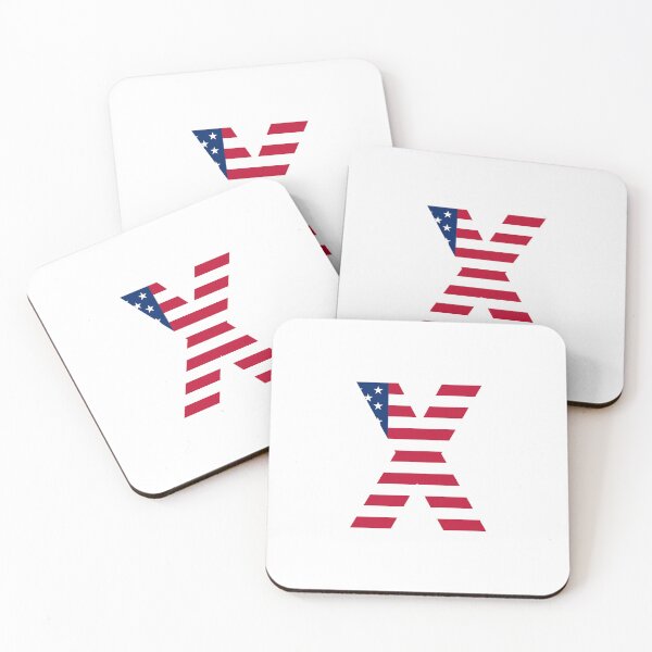 Item preview, USA Letter Design X designed and sold by iNeedLetters.