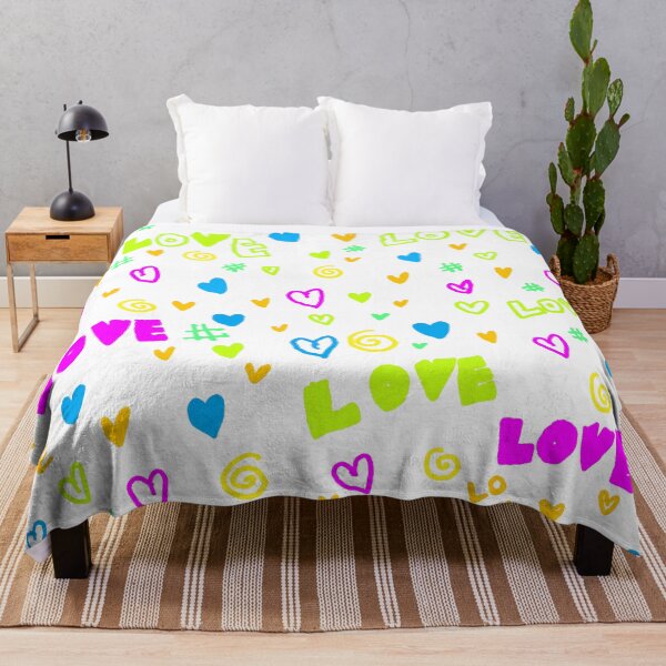 Item preview, fluorescent heart pattern designed and sold by zzzozzo.