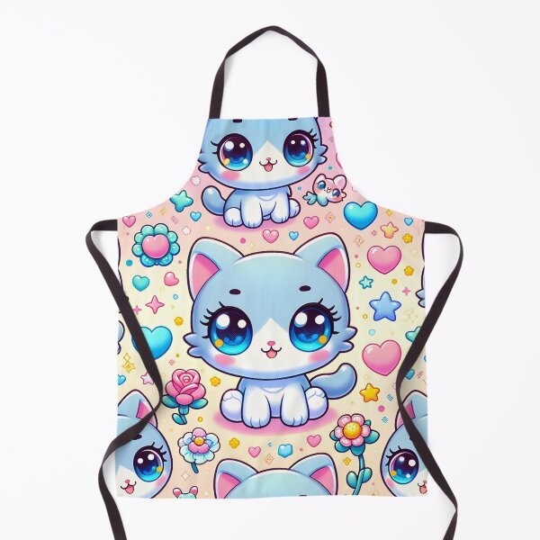 Item preview, Adorable Kawaii Cat Patterns designed and sold by inkArtistryfine.
