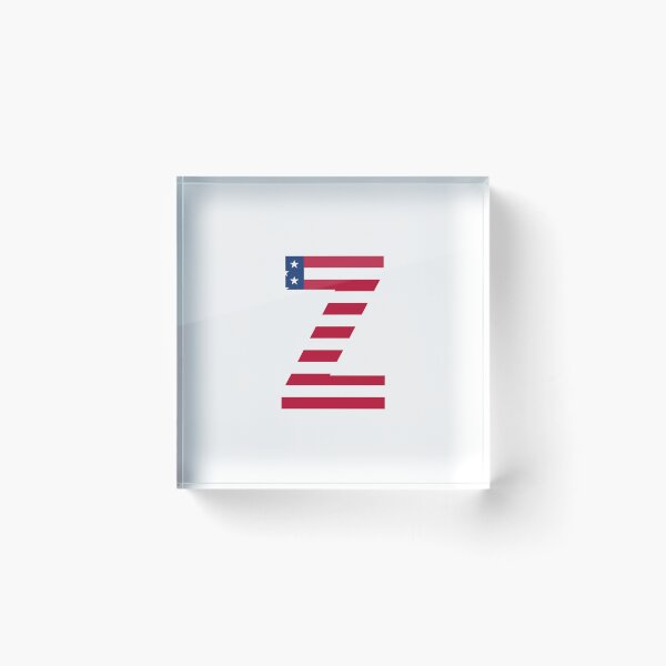 Item preview, USA Letter Design Z designed and sold by iNeedLetters.