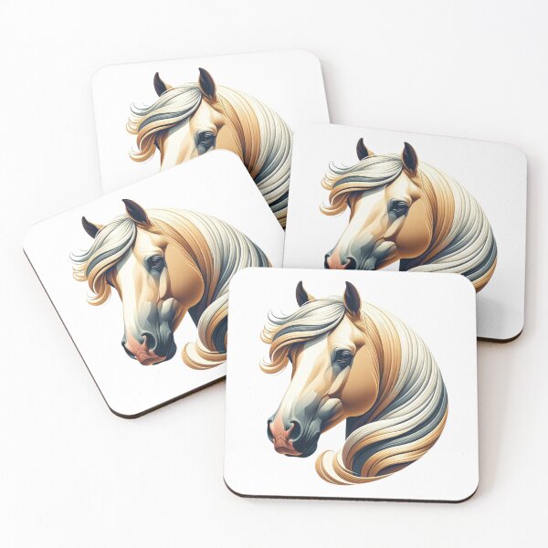 Item preview, Palomino horse head with white blaze designed and sold by critterpatchusa.