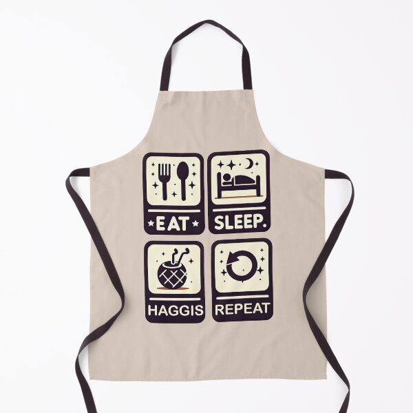 Item preview, Eat Sleep Haggis Repeat - Scottish Foodie Design Scottish Haggis designed and sold by MAPDDesigns.