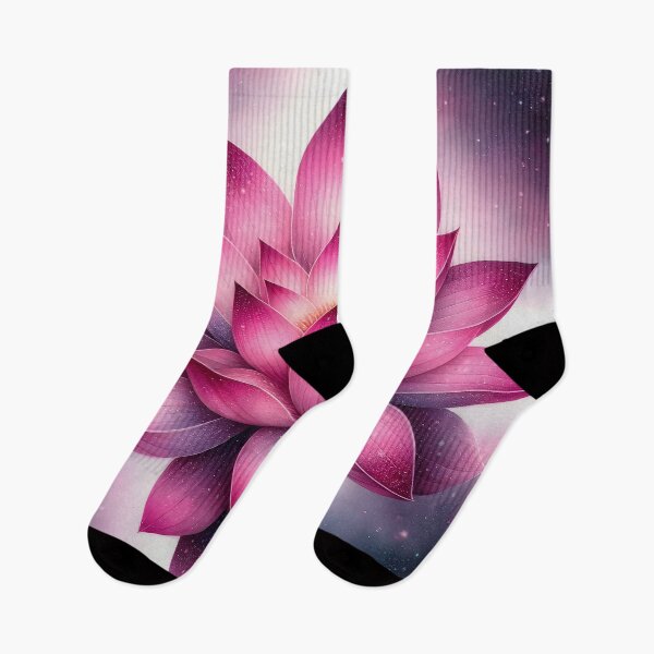 Item preview, Galactic Lotus Elegance Floral Art designed and sold by inkArtistryfine.