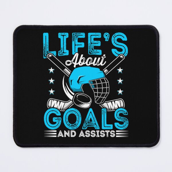 Item preview, "Hockey Wisdom - Life's About Goals and Assists" designed and sold by NovaGenArt.