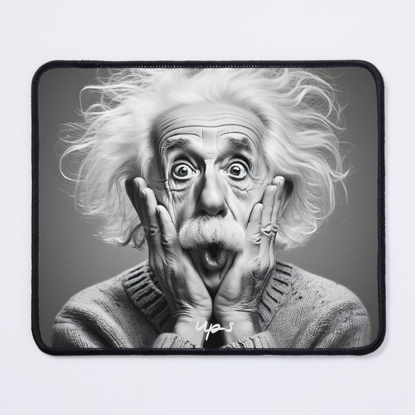 Item preview, Einstein shocked by relativity designed and sold by inkArtistryfine.