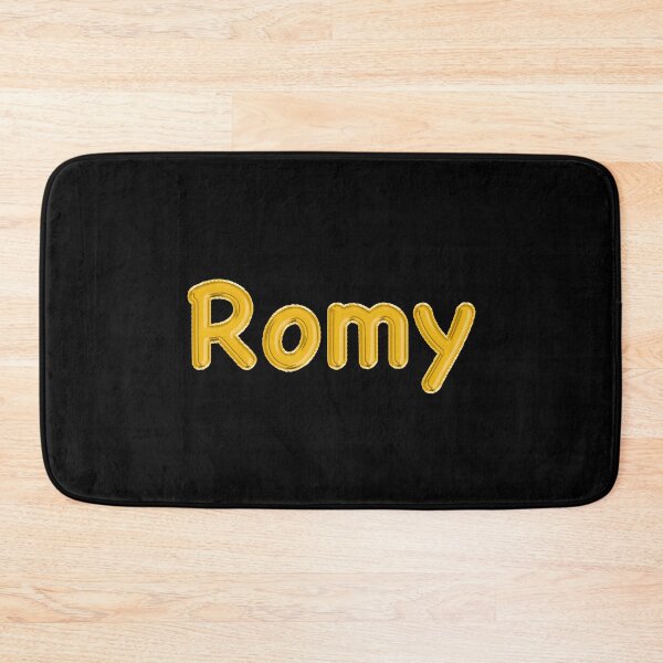 Item preview, Golden Balloon Romy Name Label (Black) designed and sold by NormadWorld.