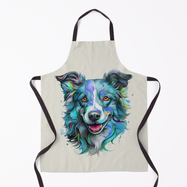 Item preview, Border Collie Blue Tones Watercolor designed and sold by wotsthis.