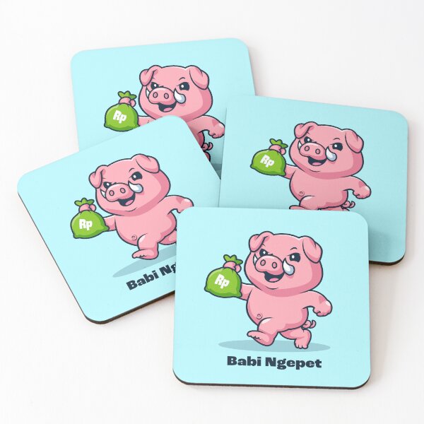 Item preview, Prosperous Babi Ngepet: Cute Indonesian Ghost Cartoon Vector Icon designed and sold by hjian8219.